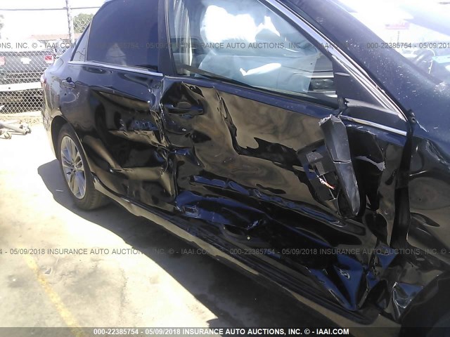 4T1BF1FK4GU145434 - 2016 TOYOTA CAMRY LE/XLE/SE/XSE BLACK photo 6