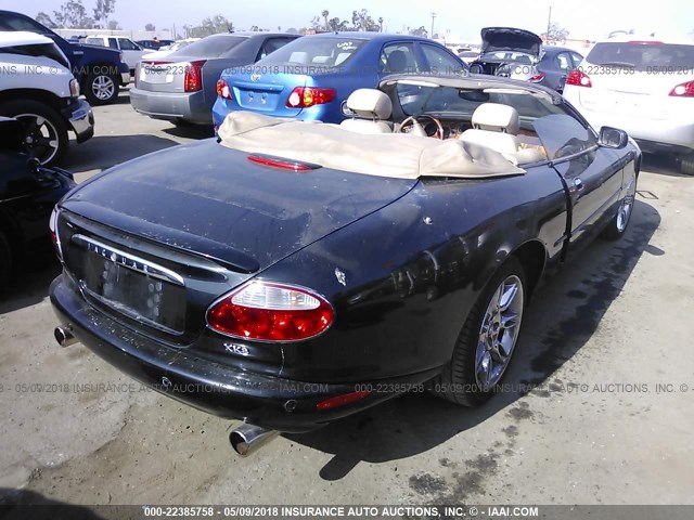 SAJDA42C62NA27243 - 2002 JAGUAR XK8 BLACK photo 4