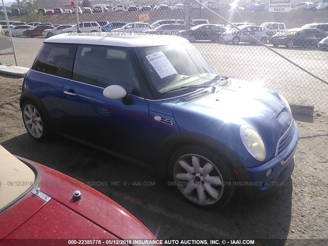 WMWRE335X6TL20402 - 2006 MINI COOPER S BLUE photo 1