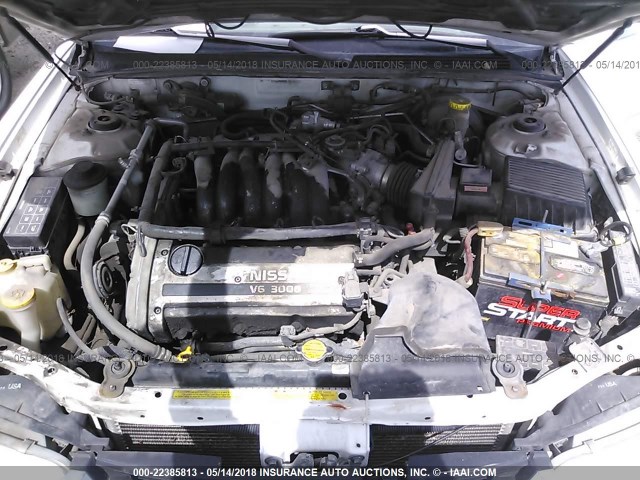 JN1CA21DXVT860472 - 1997 NISSAN MAXIMA GLE/GXE/SE WHITE photo 10