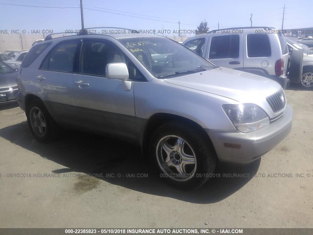 JT6HF10U3X0069678 - 1999 LEXUS RX 300 SILVER photo 1