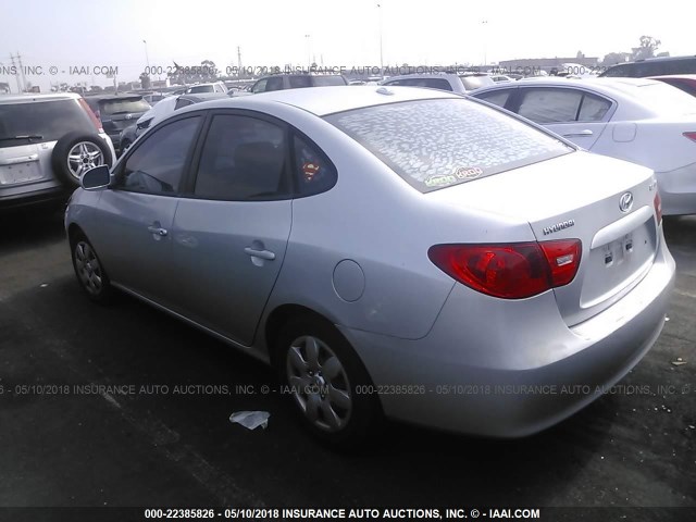 KMHDU46D28U414758 - 2008 HYUNDAI ELANTRA GLS/SE/LIMITED SILVER photo 3