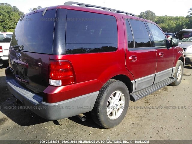 1FMPU15546LA09672 - 2006 FORD EXPEDITION XLT RED photo 4