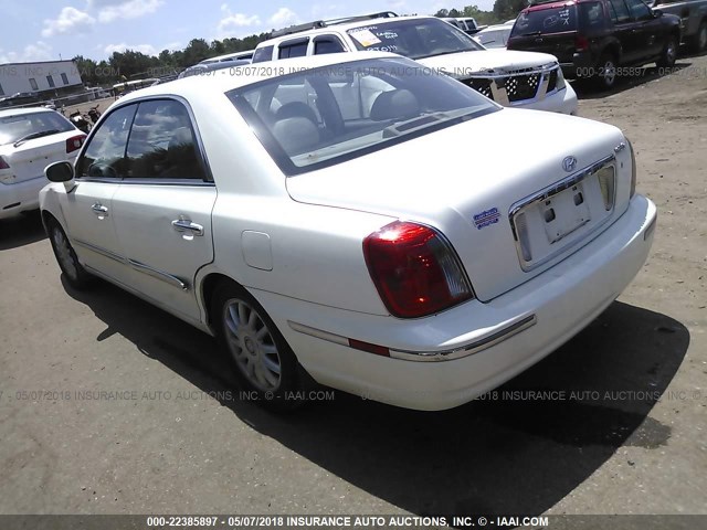 KMHFU45E65A401043 - 2005 HYUNDAI XG 350 WHITE photo 3