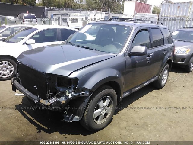 1FMCU0D79CKA33768 - 2012 FORD ESCAPE XLT GRAY photo 2