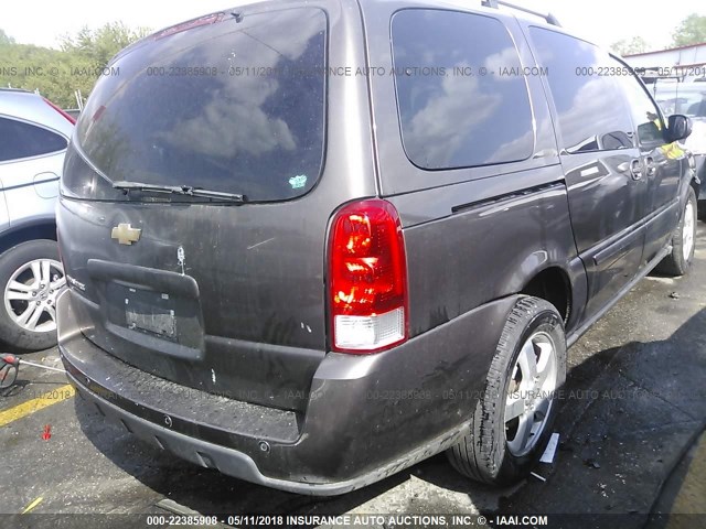 1GNDV33168D201549 - 2008 CHEVROLET UPLANDER LT BROWN photo 4