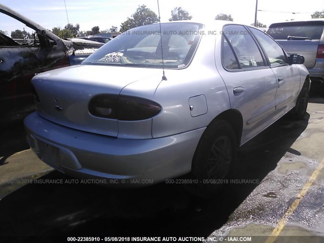 1G1JC524617160944 - 2001 CHEVROLET CAVALIER CNG GRAY photo 4