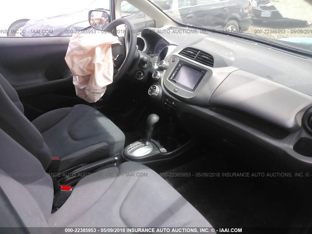 JHMGE8H35DC041790 - 2013 HONDA FIT BLUE photo 5