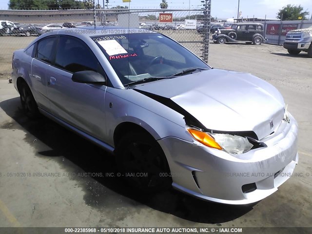 1G8AW18B07Z112098 - 2007 SATURN ION LEVEL 3 SILVER photo 1