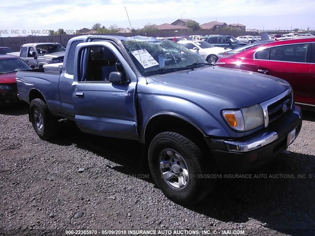 4TASM92N0WZ172698 - 1998 TOYOTA TACOMA XTRACAB PRERUNNER BLUE photo 1