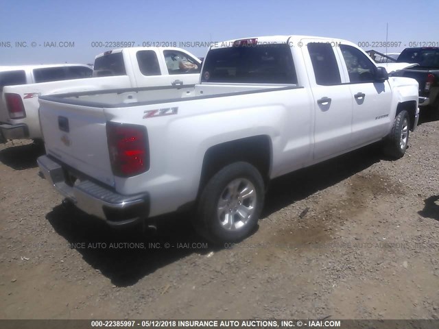 1GCRCREC6EZ406440 - 2014 CHEVROLET SILVERADO C1500 LT WHITE photo 4