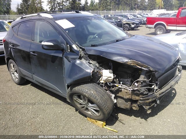 KM8JU3AC3DU686371 - 2013 HYUNDAI TUCSON GLS/LIMITED შავი ფოტო 1