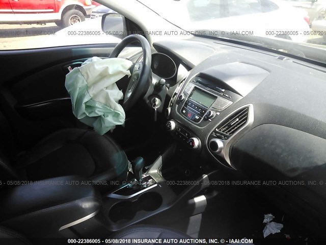 KM8JU3AC3DU686371 - 2013 HYUNDAI TUCSON GLS/LIMITED შავი ფოტო 5