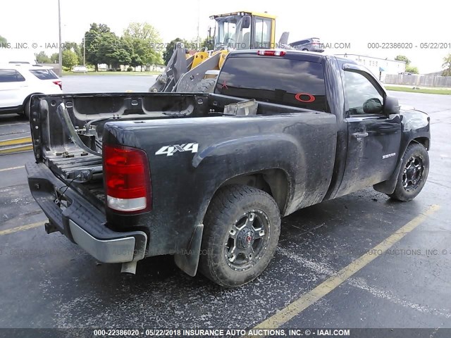 1GTPKTEA4AZ139380 - 2010 GMC SIERRA K1500 BLACK photo 4