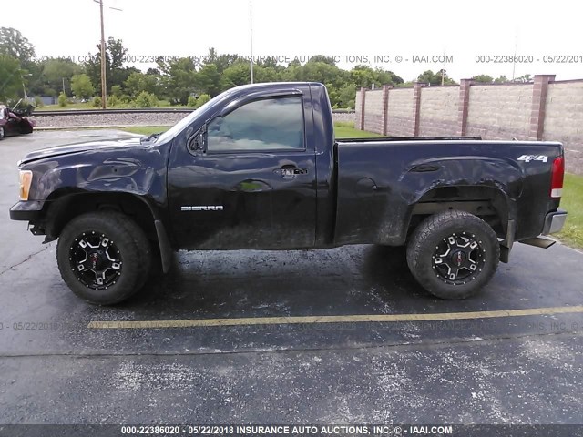 1GTPKTEA4AZ139380 - 2010 GMC SIERRA K1500 BLACK photo 6