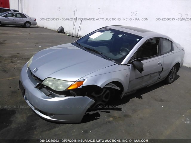 1G8AW12F53Z191449 - 2003 SATURN ION LEVEL 3 SILVER photo 2