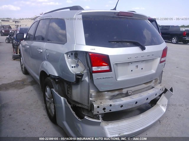 3C4PDCBG5ET103410 - 2014 DODGE JOURNEY SXT SILVER photo 3