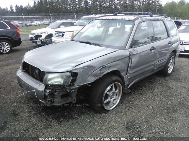 JF1SG67615H708757 - 2005 SUBARU FORESTER 2.5XS LL BEAN GRAY photo 2