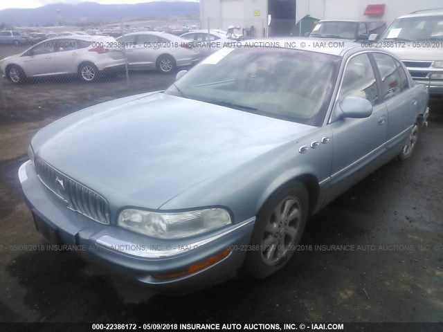 1G4CU541244109040 - 2004 BUICK PARK AVENUE ULTRA Light Blue photo 2