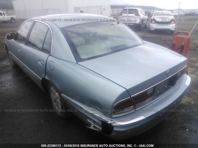 1G4CU541244109040 - 2004 BUICK PARK AVENUE ULTRA Light Blue photo 3