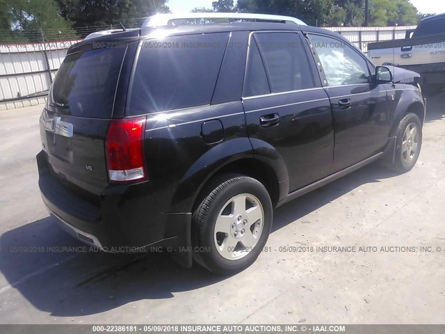 5GZCZ53437S843766 - 2007 SATURN VUE BLACK photo 4