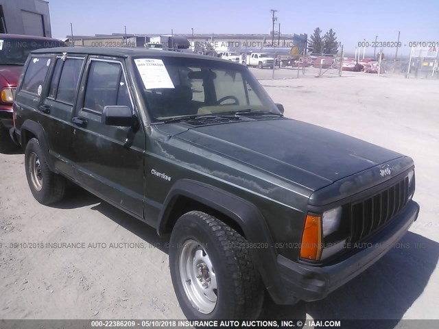 1J4FT68S2TL233174 - 1996 JEEP CHEROKEE SPORT/CLASSIC მწვანე ფოტო 1