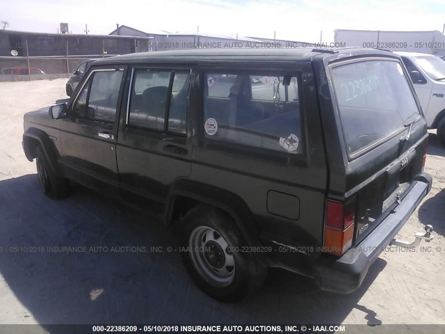 1J4FT68S2TL233174 - 1996 JEEP CHEROKEE SPORT/CLASSIC მწვანე ფოტო 3