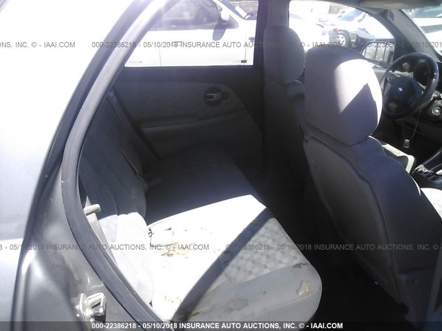 2CNDL63F766035805 - 2006 CHEVROLET EQUINOX LT SILVER photo 8