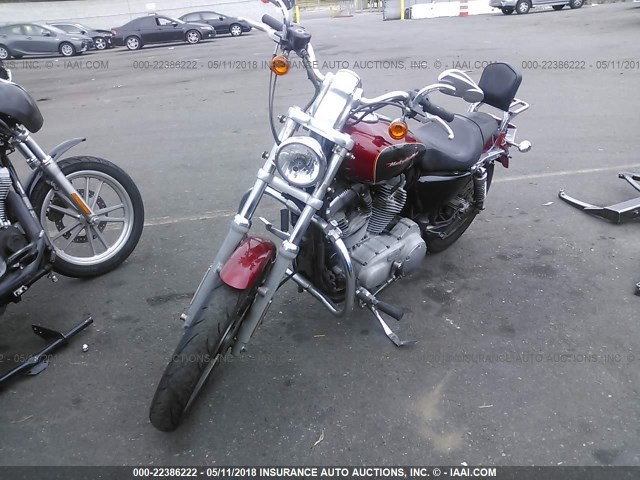 1HD4CP2147K409901 - 2007 HARLEY-DAVIDSON XL883 C RED photo 2