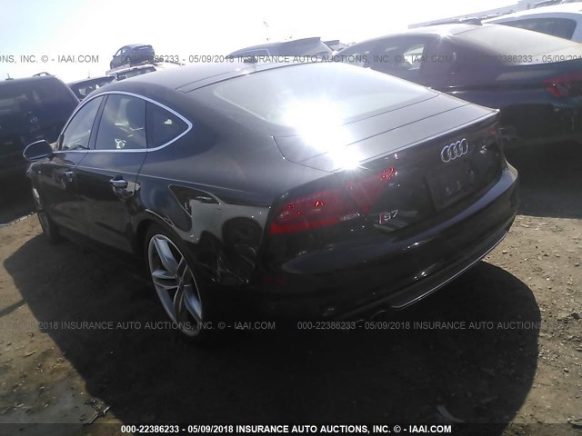 WAU32AFC6DN089187 - 2013 AUDI S7 PRESTIGE BLACK photo 3