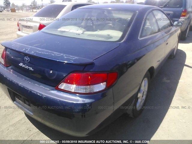 2T1CF22P01C440485 - 2001 TOYOTA CAMRY SOLARA SE/SLE BLUE photo 6