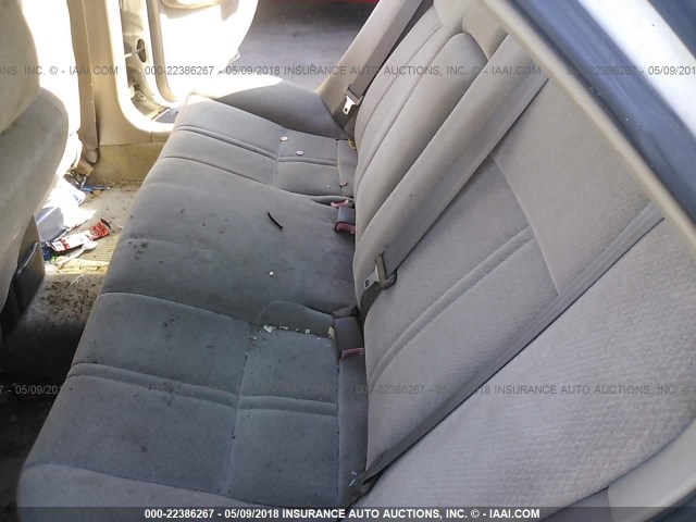 4T1BG22K61U786908 - 2001 TOYOTA CAMRY CE/LE/XLE 白色 照片 8