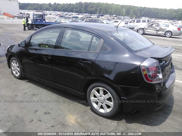 3N1AB6AP7AL662212 - 2010 NISSAN SENTRA 2.0/2.0S/SR/2.0SL BLACK photo 3