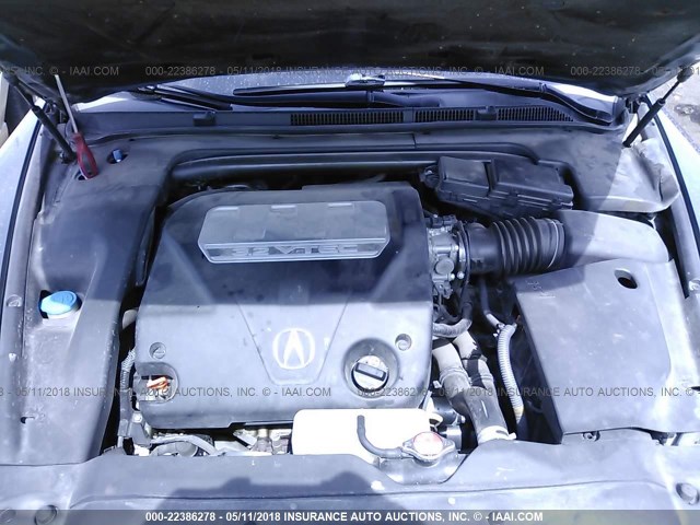 19UUA662X8A034478 - 2008 ACURA TL GRAY photo 10