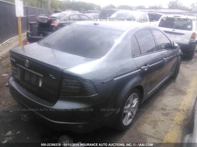 19UUA662X8A034478 - 2008 ACURA TL GRAY photo 4
