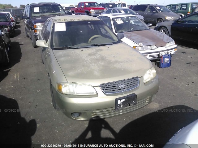 3N1CB51D52L689242 - 2002 NISSAN SENTRA XE/GXE GOLD photo 6