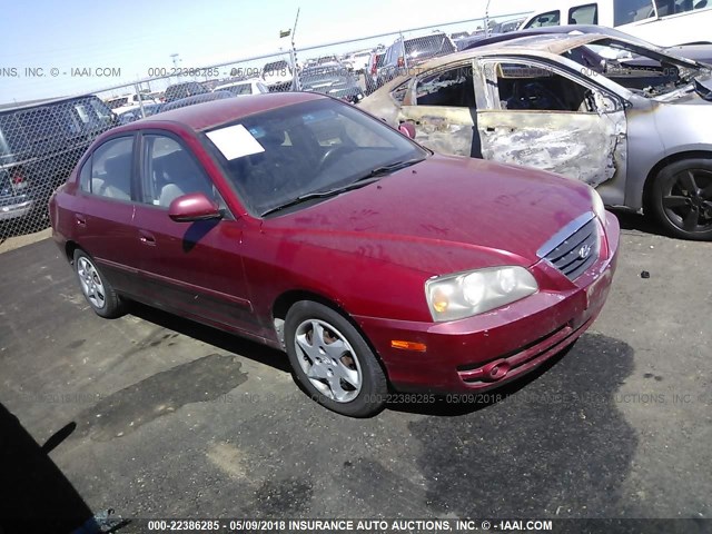 KMHDN46D76U232161 - 2006 HYUNDAI ELANTRA GLS/GT/LIMITED RED photo 1