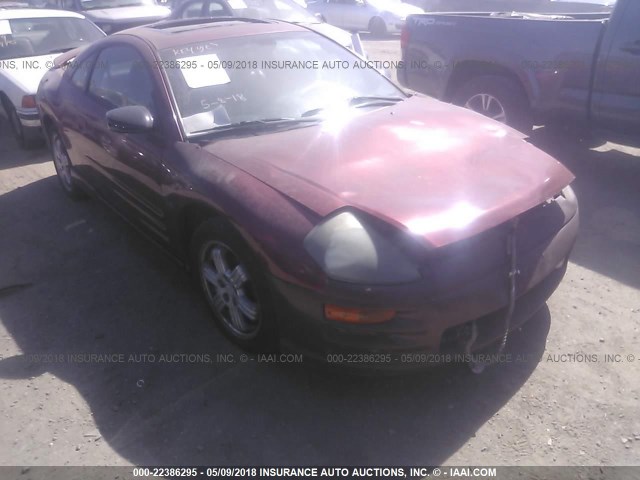 4A3AC54HX1E087822 - 2001 MITSUBISHI ECLIPSE GT BURGUNDY photo 1