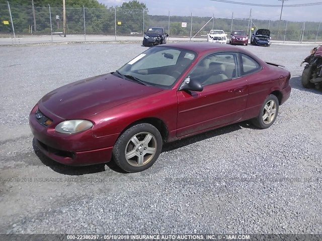 3FAFP11313R164257 - 2003 FORD ESCORT ZX2 RED photo 2