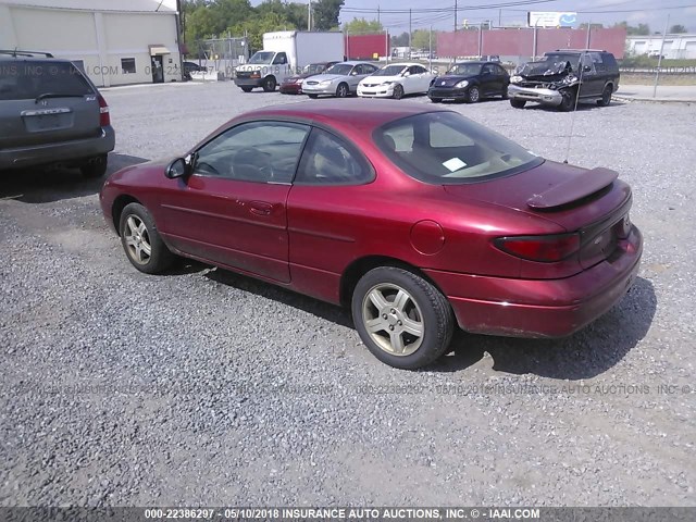 3FAFP11313R164257 - 2003 FORD ESCORT ZX2 RED photo 3