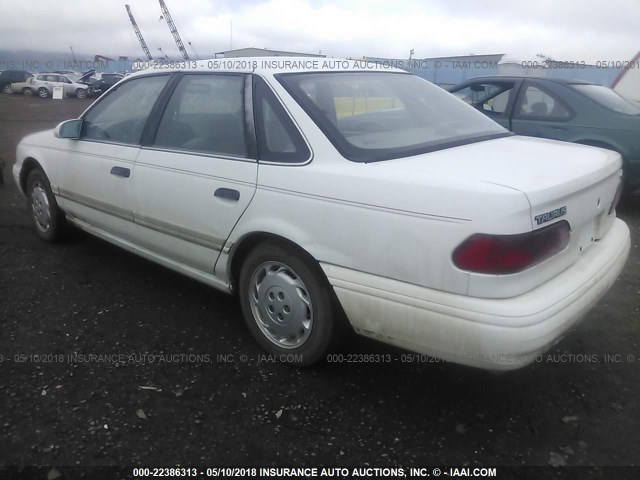 1FALP52U1PG116921 - 1993 FORD TAURUS GL WHITE photo 3