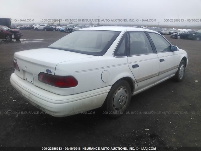 1FALP52U1PG116921 - 1993 FORD TAURUS GL WHITE photo 4