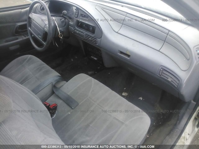 1FALP52U1PG116921 - 1993 FORD TAURUS GL WHITE photo 5