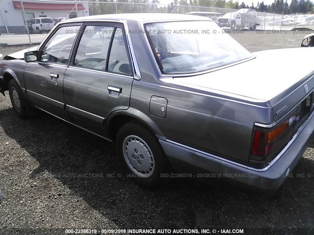 JHMAD7437EC071108 - 1984 HONDA ACCORD 1800 LX GRAY photo 3