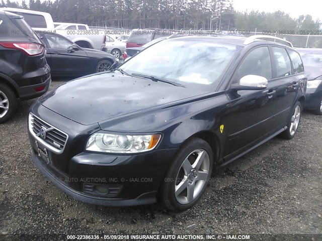 YV1MJ672092490444 - 2009 VOLVO V50 T5 BLACK photo 2