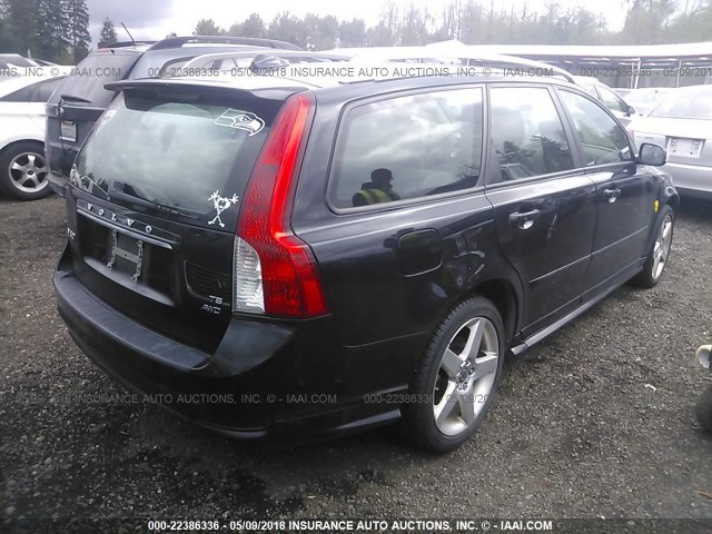 YV1MJ672092490444 - 2009 VOLVO V50 T5 BLACK photo 4