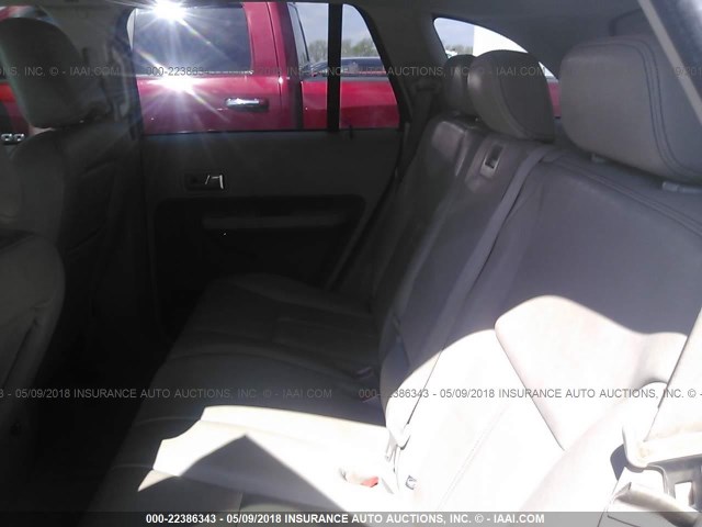 2FMDK49C37BA91642 - 2007 FORD EDGE SEL PLUS CREAM photo 8