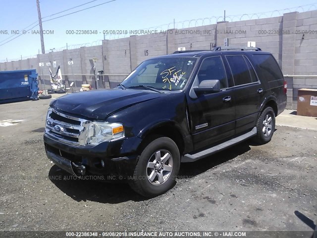 1FMFU15518LA28761 - 2008 FORD EXPEDITION XLT BLACK photo 2