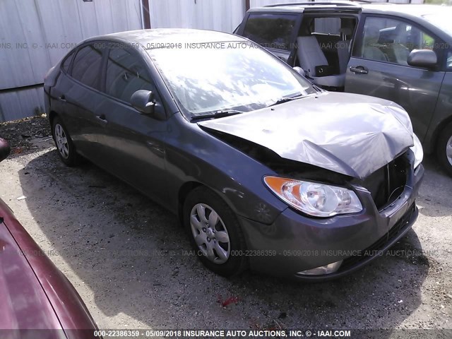 KMHDU46D97U097866 - 2007 HYUNDAI ELANTRA GLS/SE/LIMITED GRAY photo 1