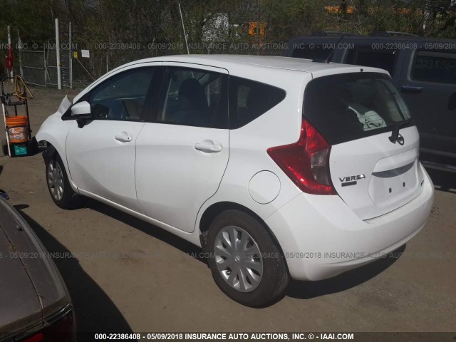 3N1CE2CP1GL387967 - 2016 NISSAN VERSA NOTE S/S PLUS/SV/SL/SR WHITE photo 3